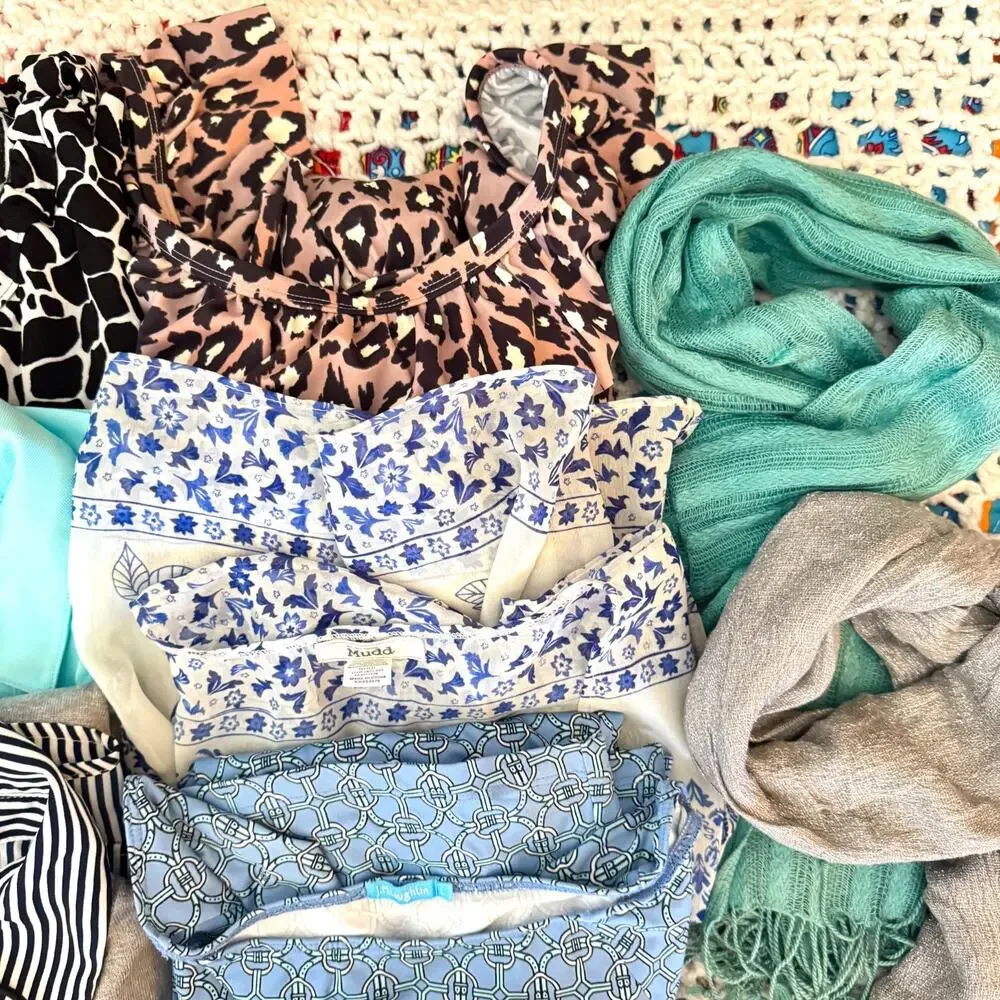 Women’s Clothing Lot 14 Pc Mixed Lot Umgee LL Bean Chico's J Jill Tail Some NWT